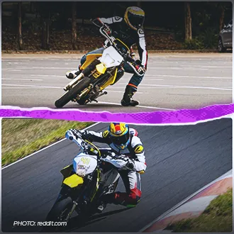 Supermoto: Foot Out versus Hanging Off